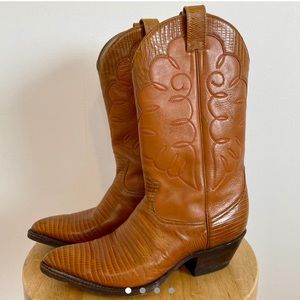 Tan Cowboy boots